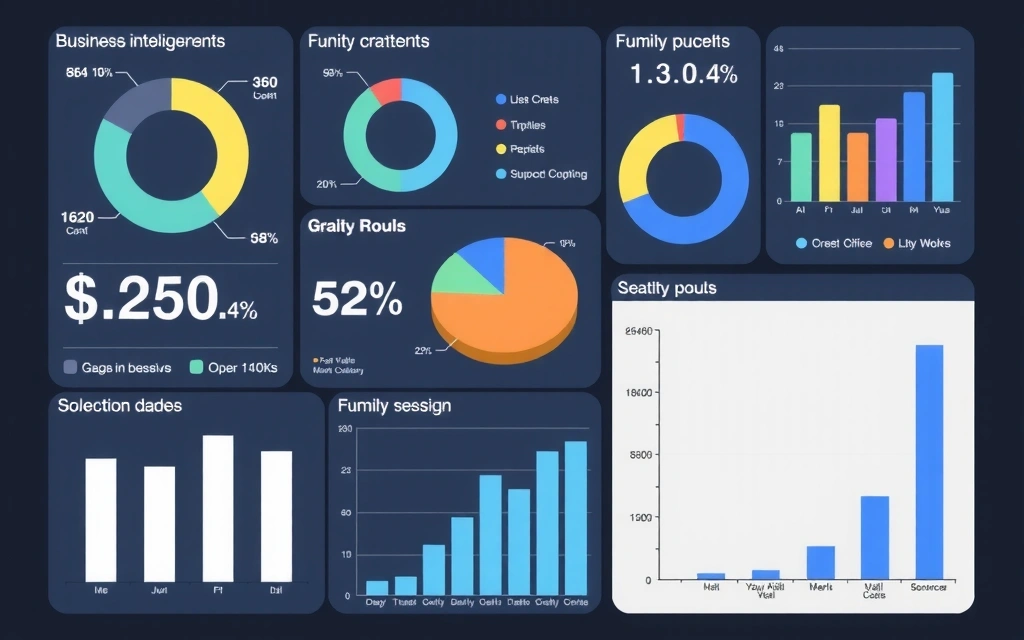 Dynamic business intelligence report with interactive charts